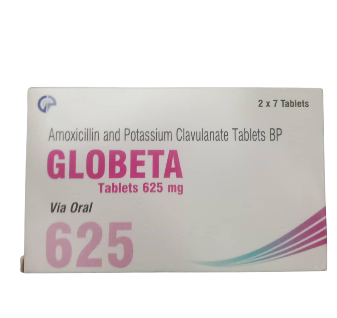 Globeta Amoxicillin & Potassium Clavulanate 625mg Tab(1 pack)