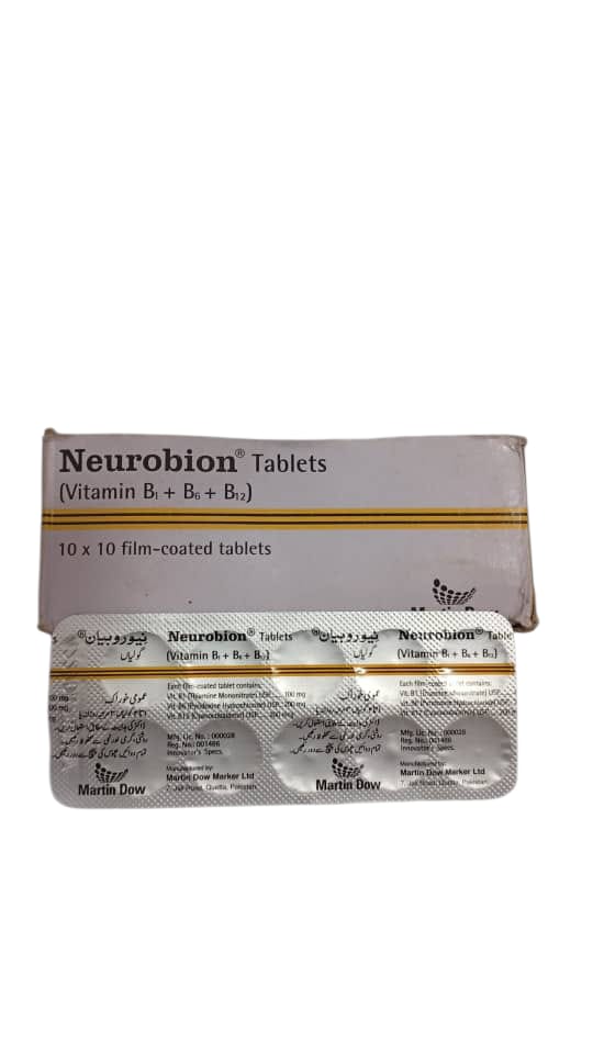 Neurobion Tab Vitamin B1+B5+B12(card)