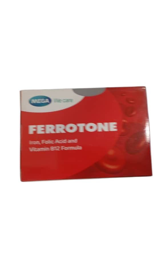 Ferrotone Iron, Folic Acid and Vitamin B12 Formula Caps(pack)
