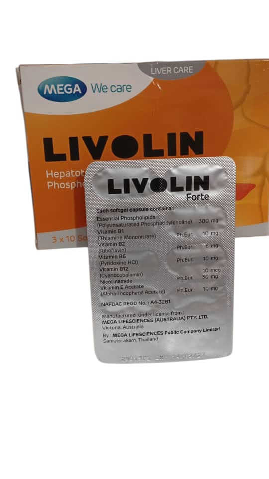 Livolin Forte Hepatotonic Phospholipids and Vitamins (Card)