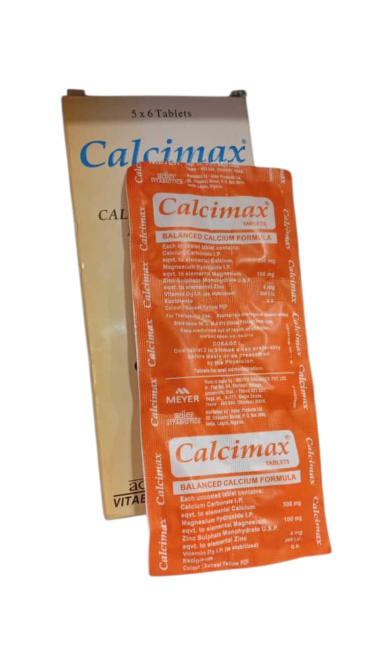 Calcimax Tablet Balanced Calcium Formula Tab (card)