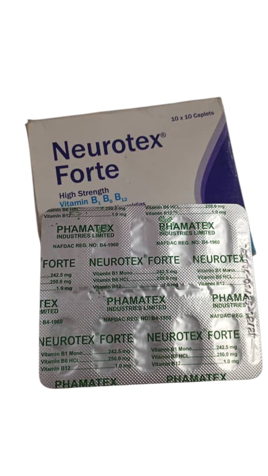 Neurotex Forte High Strength with Vitamin B1, B6, B12(card)