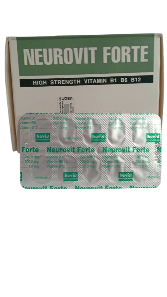 Neurovite Forte High Strength with Vitamin B1 B6 and B12 Tabs (Card)