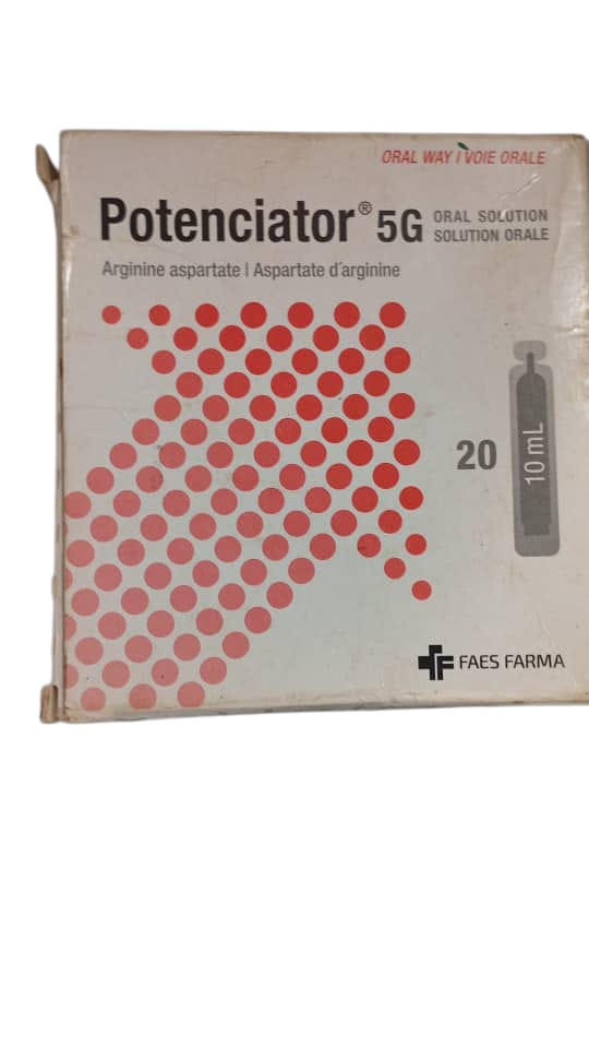 Potenciator 5G Arginine Aspartate Oral Solution 10ml (per vial)