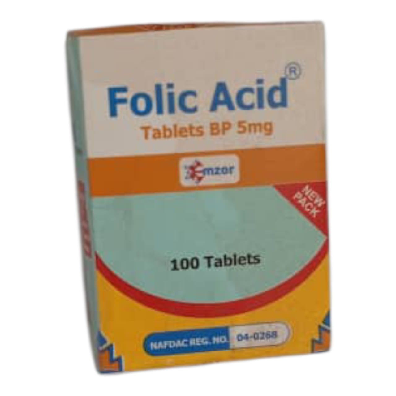 Emzor Folic Acid Tabs 5mg(pack)