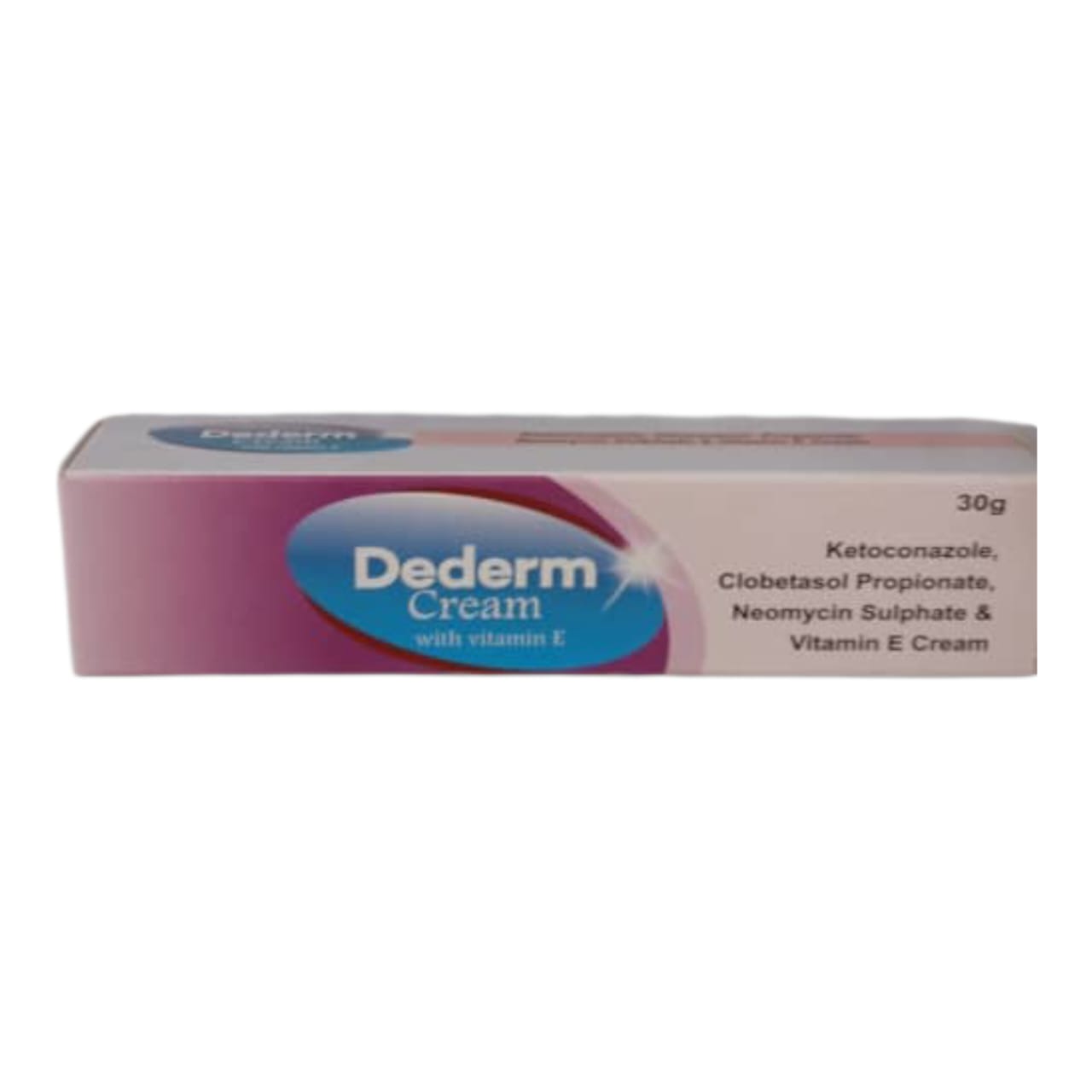 Dederm Cream Ketokonazole, Clobetasol Propionate, Neomycin Sulphate & Vitamin E  Cream 30gm