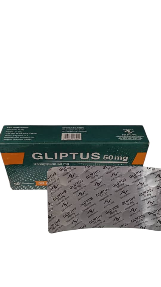 Gliptus Vildagliptin Tab 50mg (card)