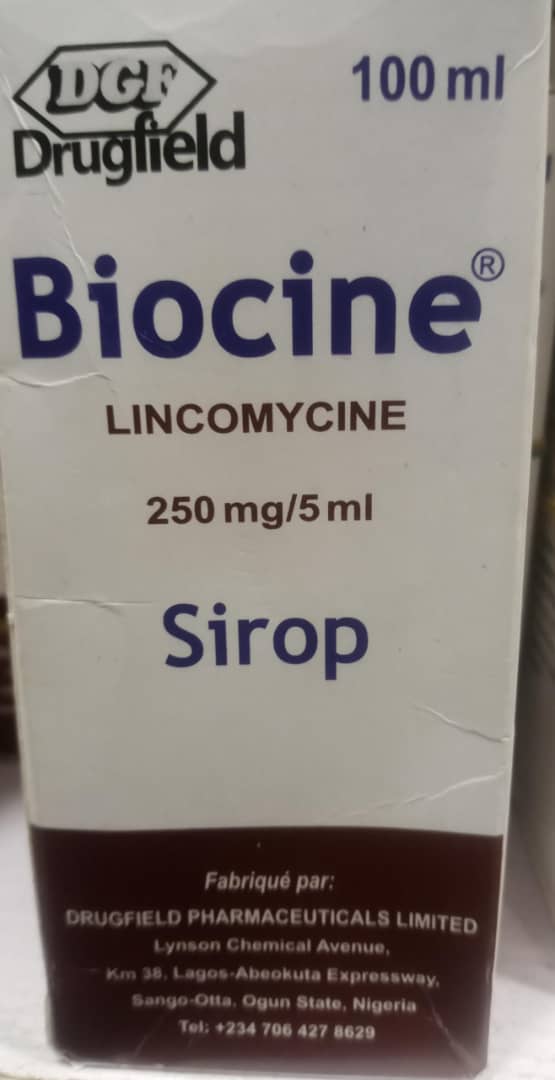 Biocine- Lincomycin Syrup (1 bottle)