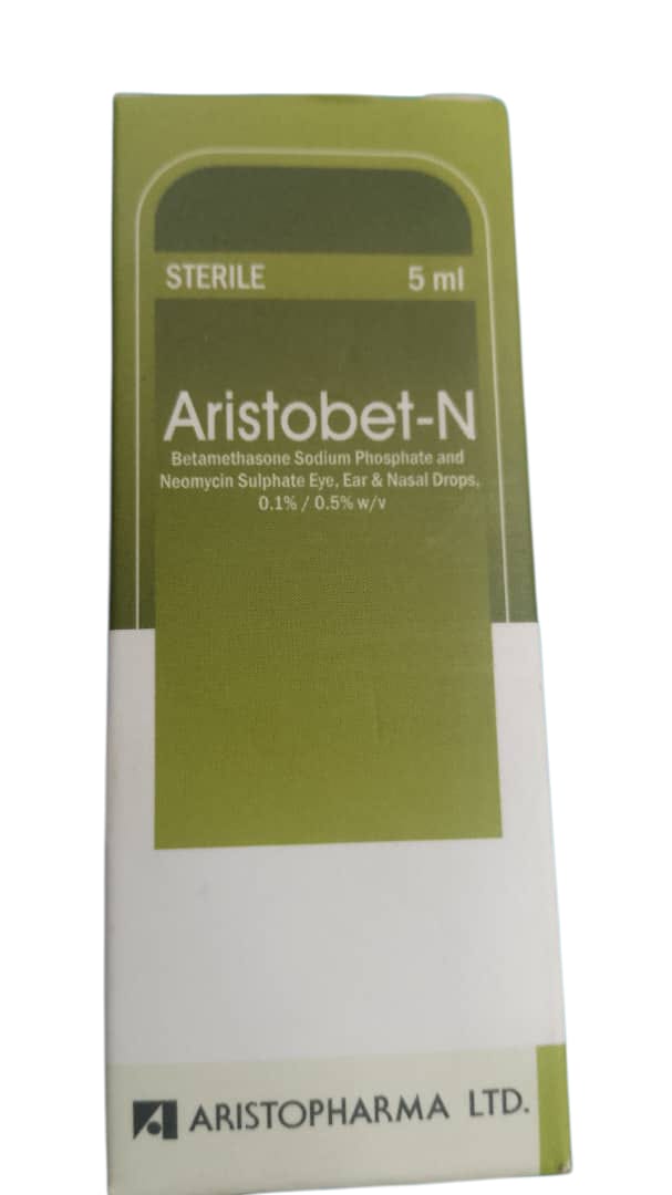 Aristobet-N Betamethasone Sodium Phosphate & Neomycin Sulphate Eye, Ear & Nasal Drop 
