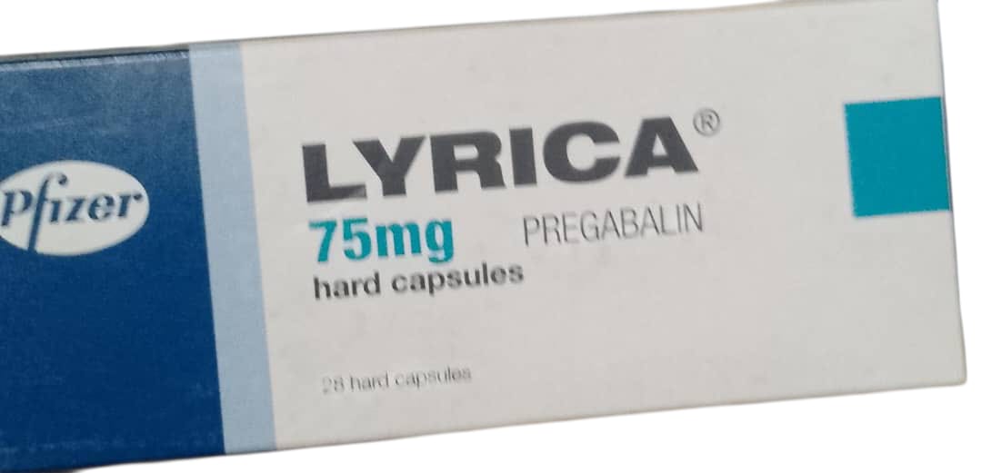 LYRICA 75mg pregabalin hard capsules Tab (1 card)