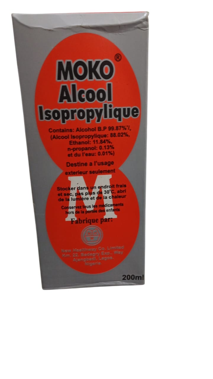Moko Alcohol Isopropylique 200ml