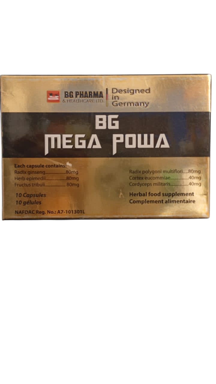 BG Pharma Mega Powa Capsules 