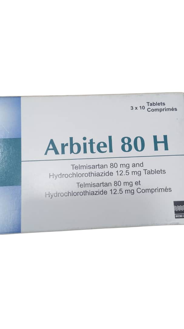 Arbitel 80 H  Telmisartan And Hydrochlorothiazide