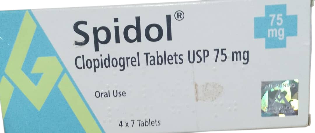 Spidol Clipidogrel Tab Usp 75mg (1 card)