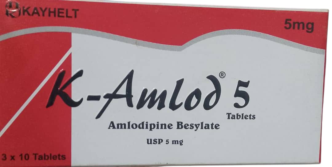 K-Amlod Amlodipine Besylate Tab 5mg(1card)