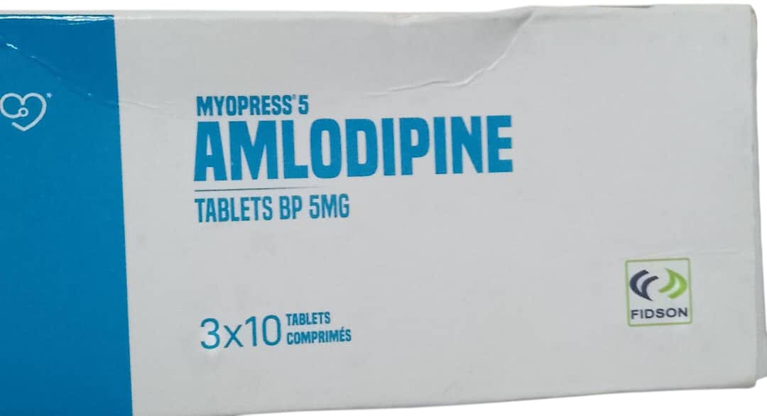 MYOPRESS Amlodipine Tab 5mg (1 card)