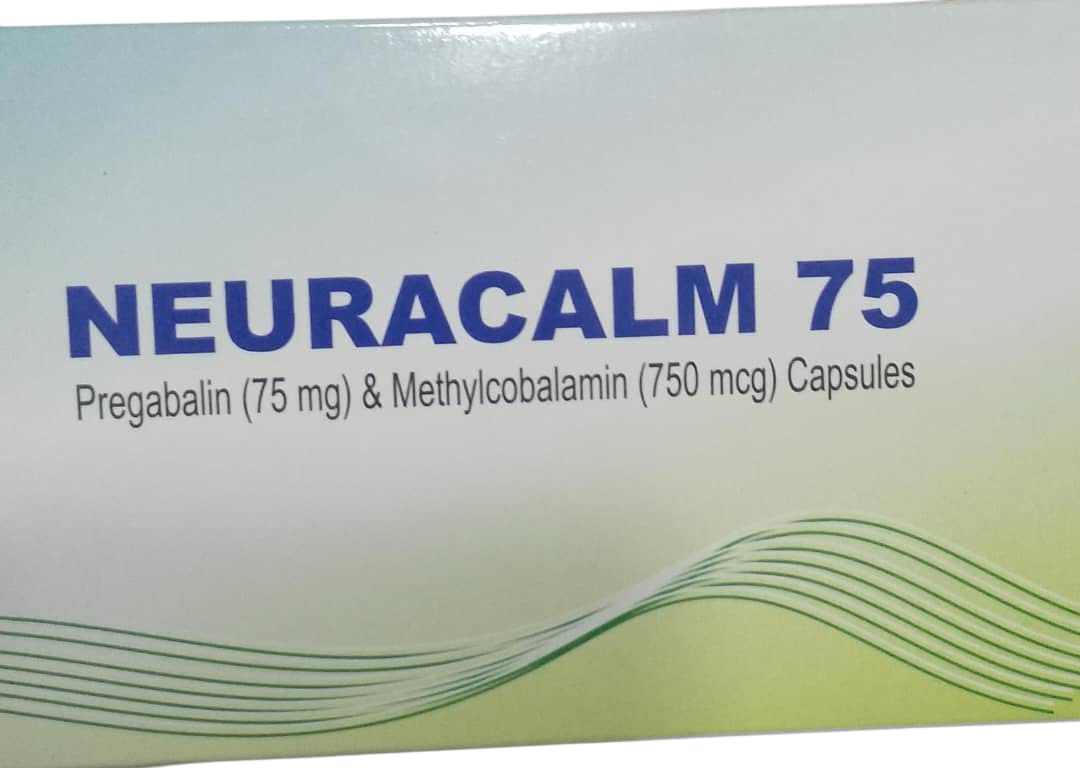NEURACLAM Pregabalin 75mg & Methylcobalamin 750mcg Capsules (1 card)