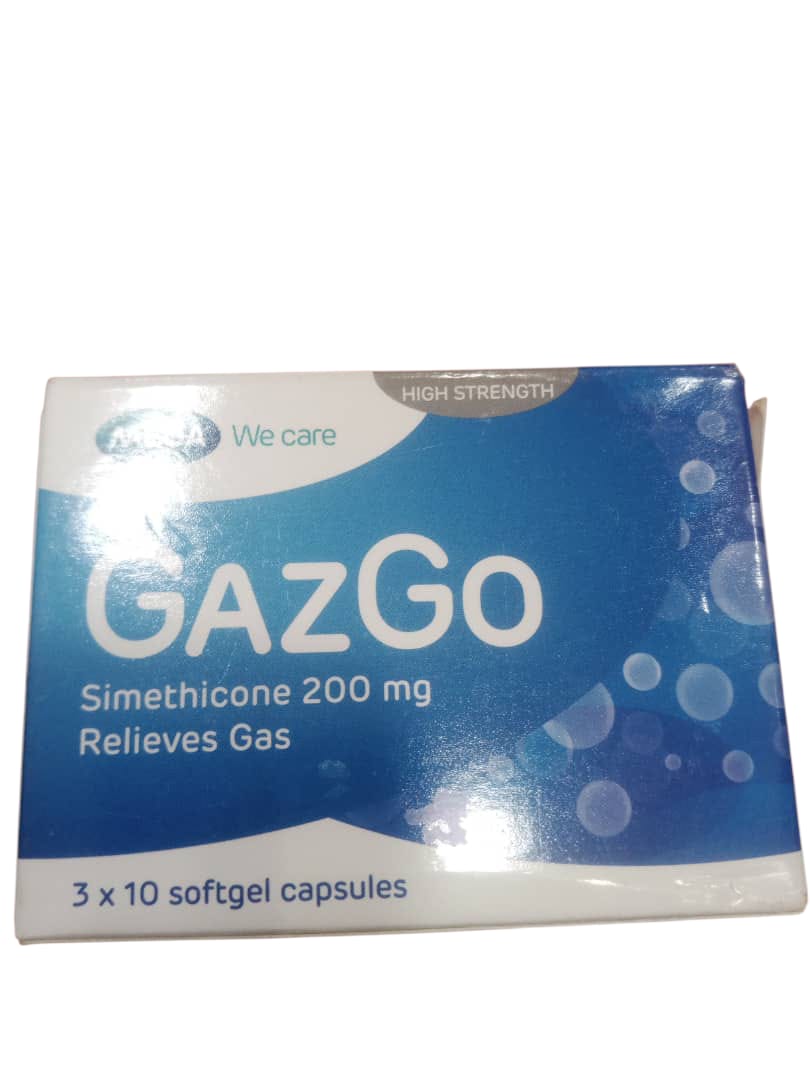 GazGo Simethicone Caps 200mg(1 pack)
