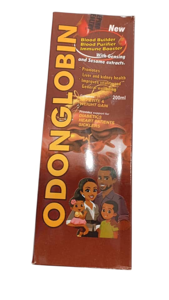 Odonglobin Syrup with Gensing and Sesame Extracts 200ml