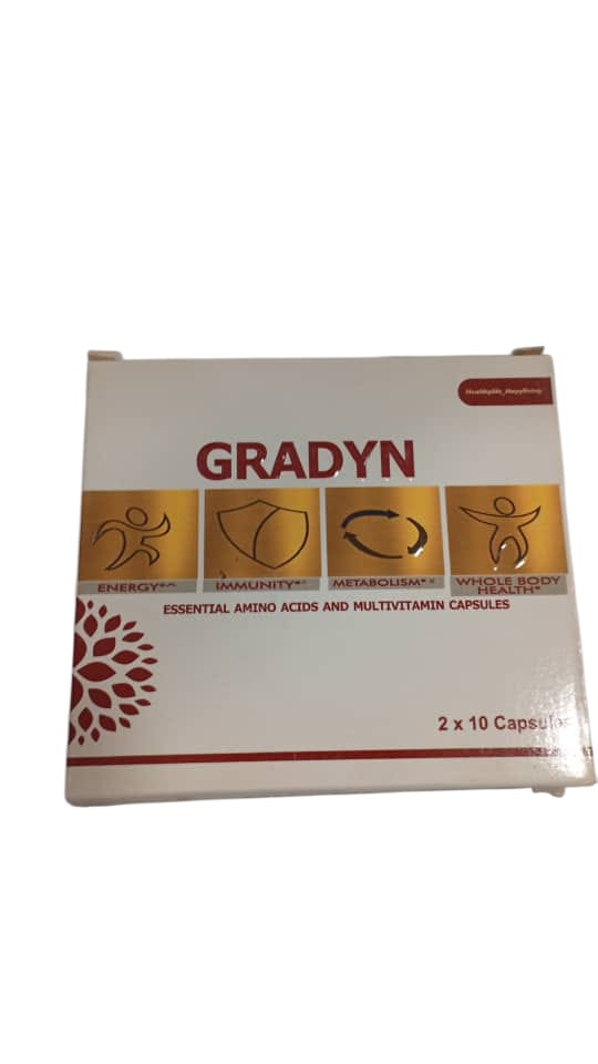 Gradyn With Essential Amino Acids And Multivitamin Caps (pack)
