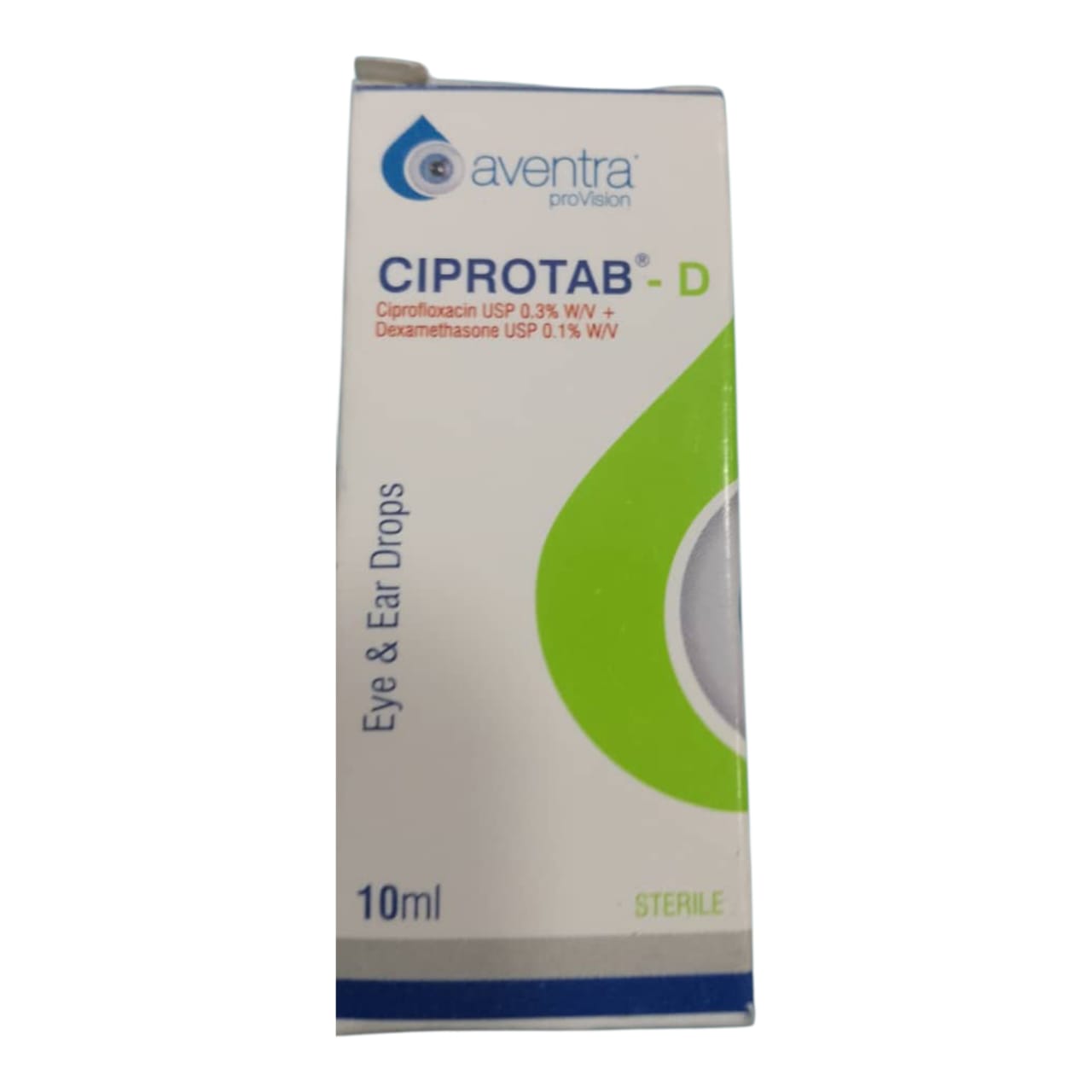 Ciprotab-D Ciprofloxacine & Dexamethasone Eye and Ear Drops