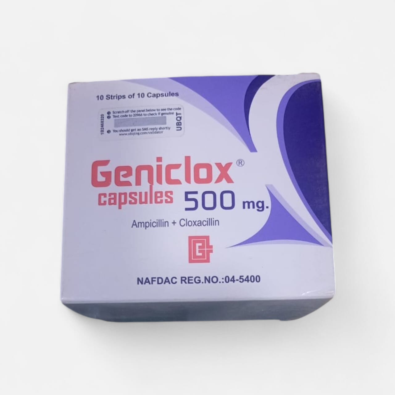 Geniclox Ampicillin/Cloxacillin Caps 500mg