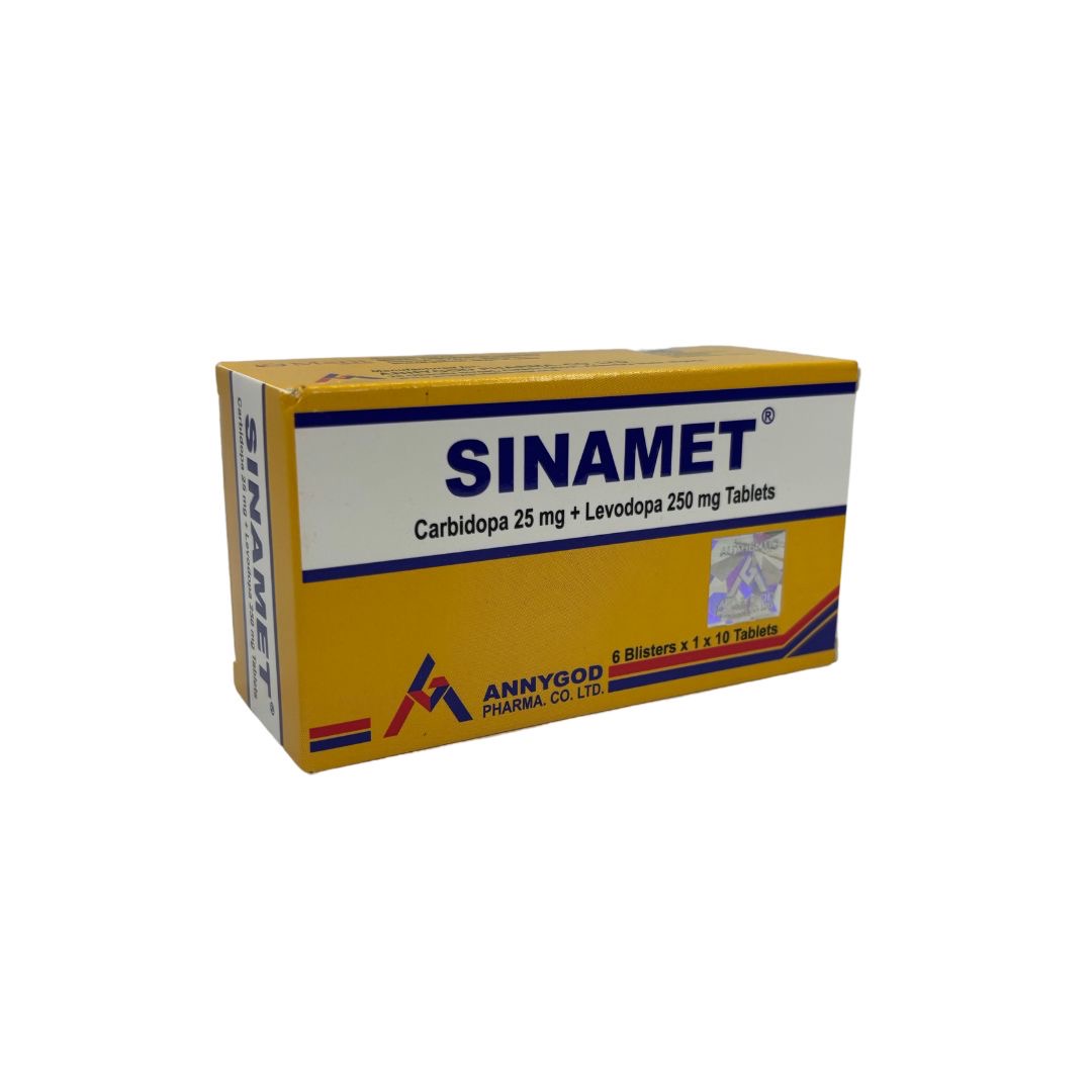 Sinamet Tablet Carbidopa 25mg/Levodopa 250mg