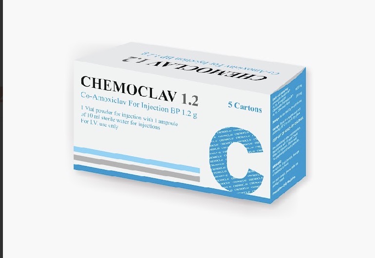 Chemoclav Injection Amoxicillin and Clavulanate Potassium 1.2g