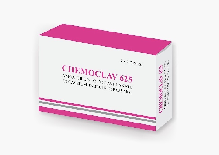 Chemoclav Amoxicillin and Clavulanate potassium Tab 625mg