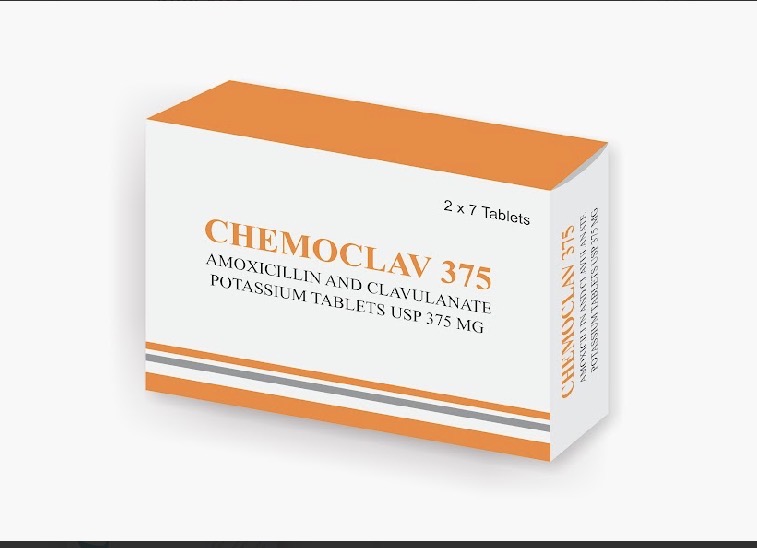Chemoclav Amoxicillin and Clavulanate potassium Tab 375mg
