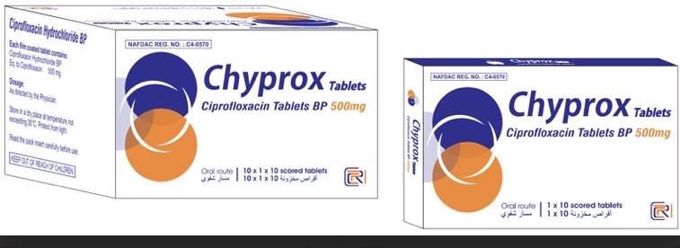 Chyprox Ciprofloxacin Tab 500mg