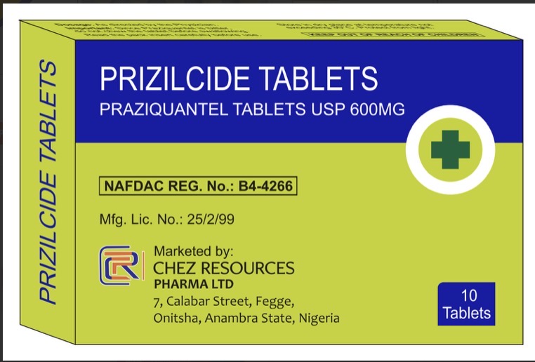 Prizilcide Praziquantel Tab 600mg