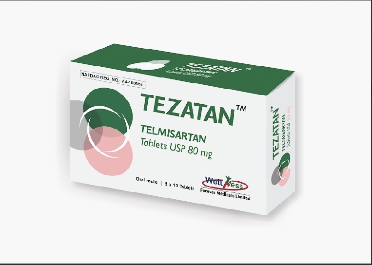 Tezatan Plain Telmisartan Tab 80mg