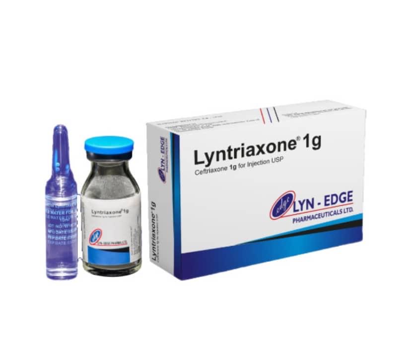 Lyntriaxone Ceftriaxone Injection 1g(One Pack, Lynedge)