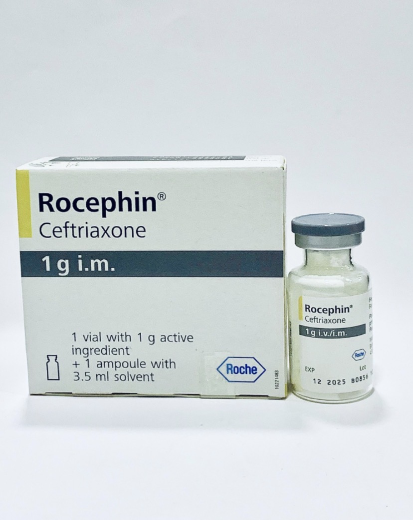 Rocephine Injection Ceftriaxone Injection 1g(One Vial, Roche)