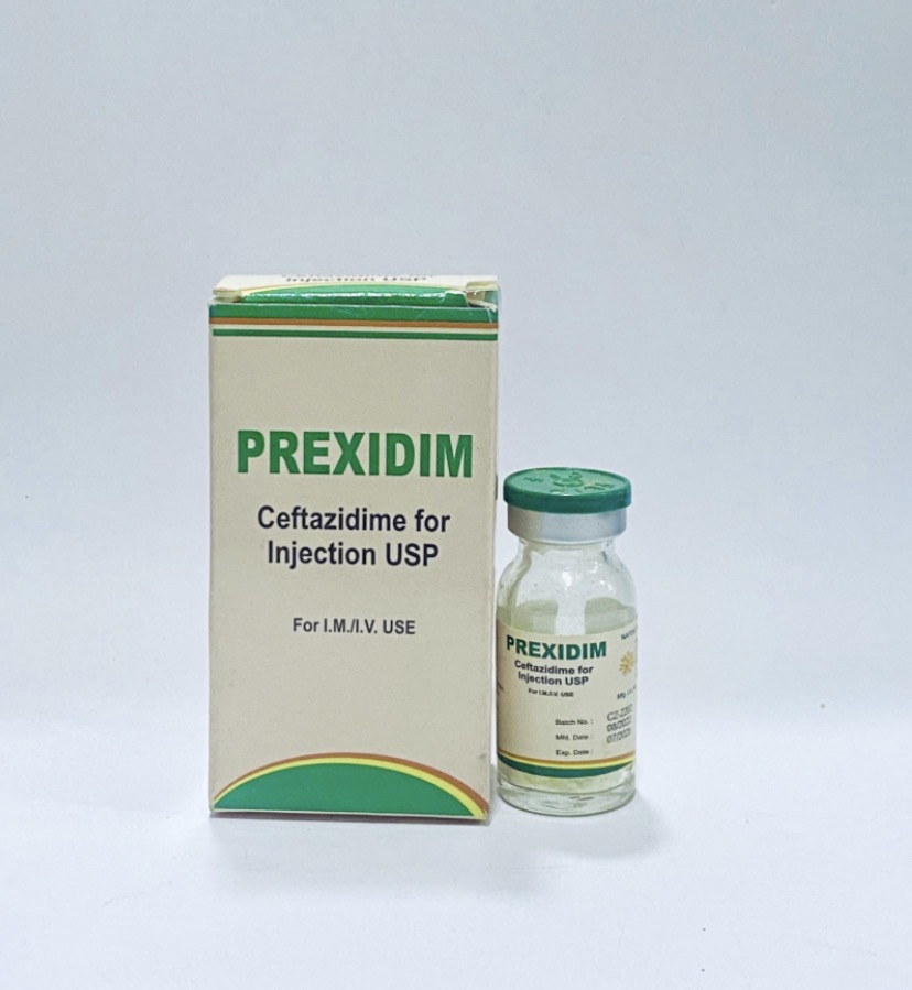 Prexidim Injection Ceftazidime Injection 1g(One Vial, Precious Trust)