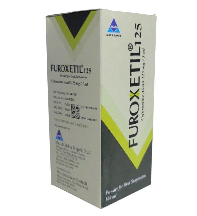 Furoxetil Suspension Cefuroxime Axetil Suspension 125mg/5ml(One Bottle, M&B)