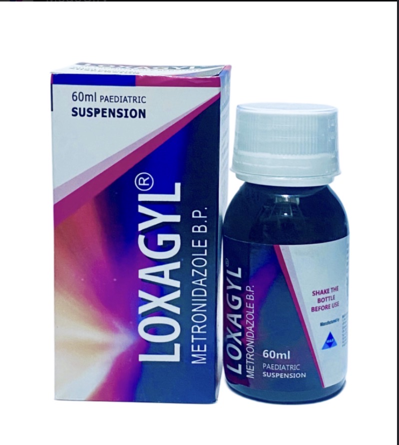 Loxagyl Metronidazole Suspension 60ml(One Bottle, M&B)