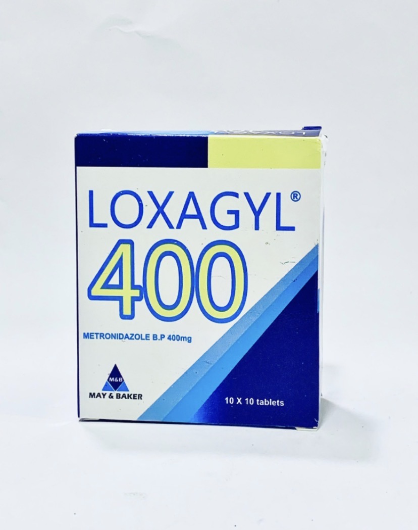 Loxagyl 400 Metronidazole Tablet 400mg(Pack of 100 Tablets, M&B)