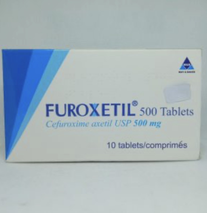 Furoxetil Tab Cefuroxime Tablet 500mg(Pack of 10 Tablets, M&B)
