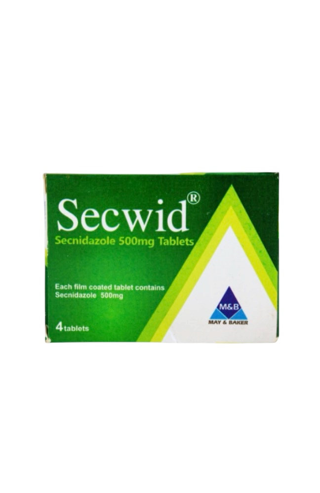 Secwid Tab Secnidazole Tablet 500mg(Pack of 4 Tablets, M&B)