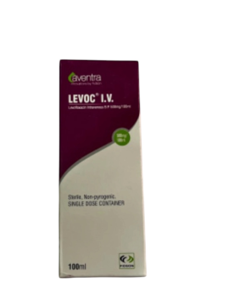 Levoc IV Levofloxacin Infusion 500mg/100ml(One Pack, Fidson)