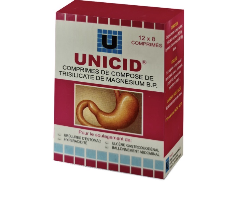 Unicid Tablet Compound Magnesium Trisilicate Tab(Pack of 96 Tablets, Unique)
