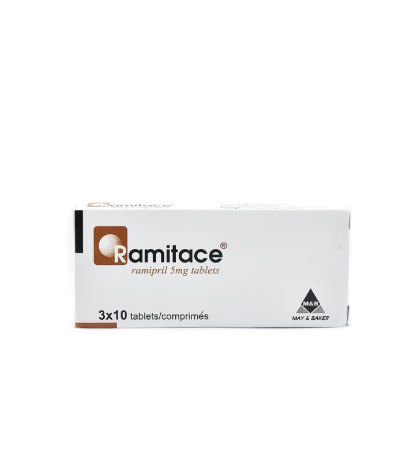 Ramitace Ramipril Tab 5mg(Pack of 30 Tablets, M&B
