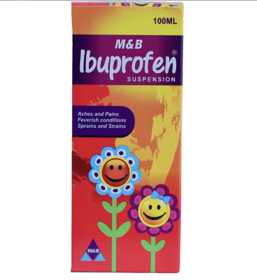 M&B Ibuprofen Suspension 100ml(One Bottle, M&B)
