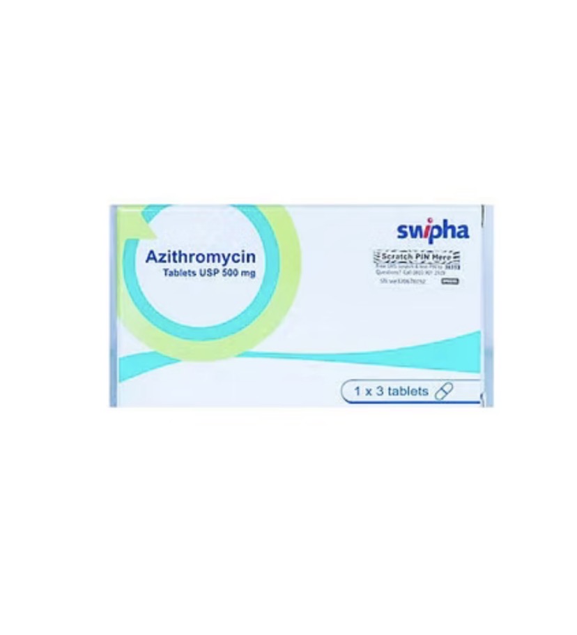 Azithromycin Tablet 500mg(Pack of 3 Tablets, Swipha)