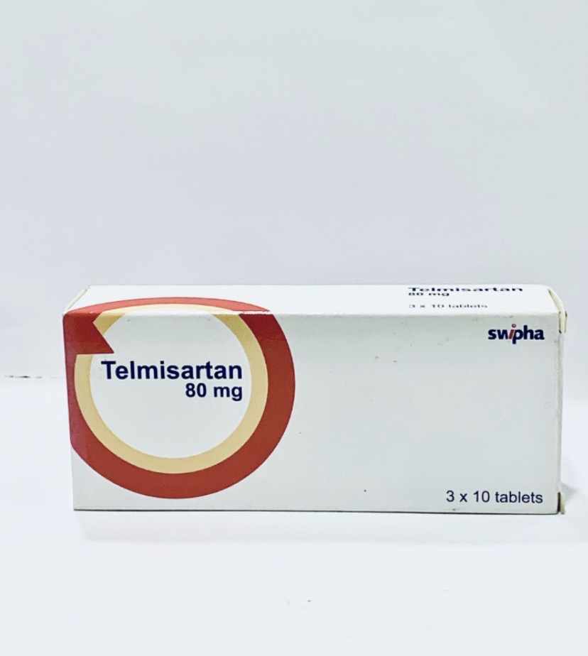 Telmisartan Tablet 80mg(Pack of 30 Tablets, Swipha)