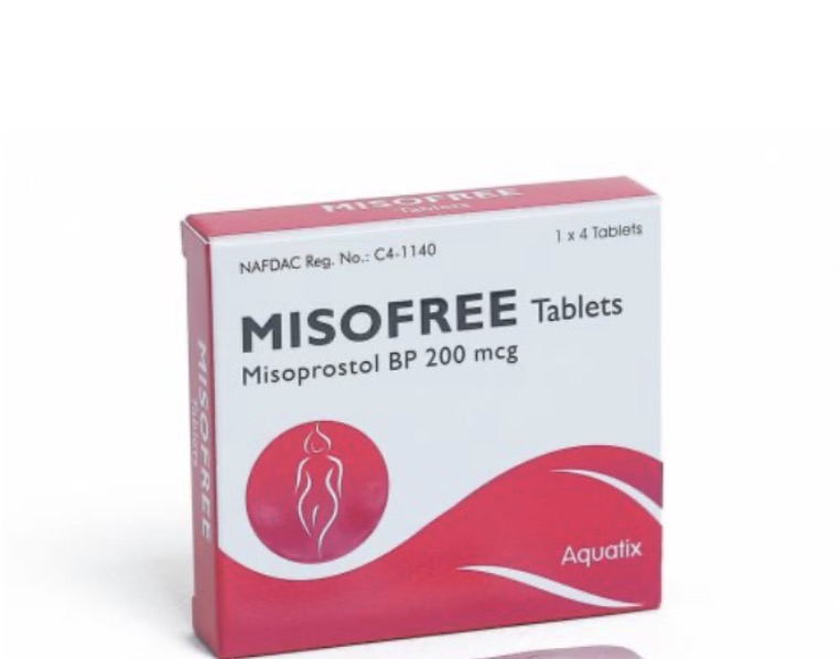 Misofree Misoprostol Tab 200mcg(Pack of 4 Tablets, Aquatix)