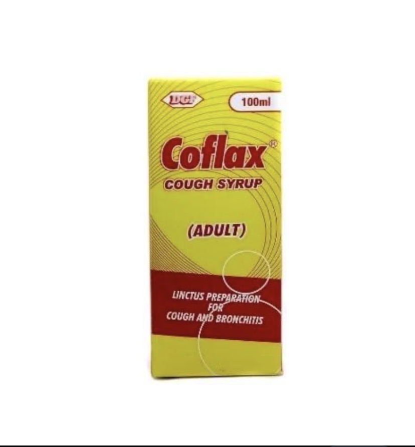 Coflax Adult 100ml Ephedrine HCL+Chlorpheniramine Maleate+Ammonium Chloride+Sodium Citrate+Menthol(One Bottle, Drugfield)