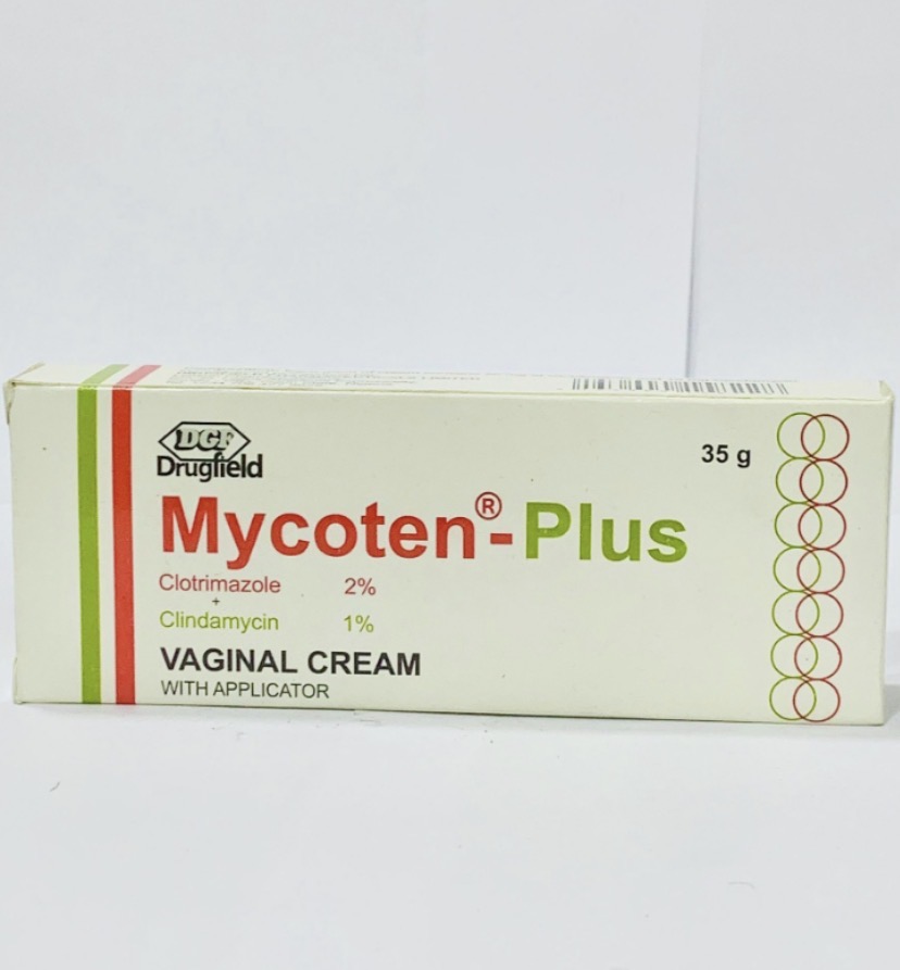 Mycoten Plus Clotrimazole 2%+Clindamycin 1% Vaginal Cream(One Tube, Drugfield)